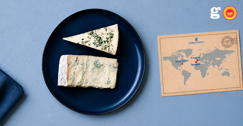 SPANIEN, FRANKREICH, USA: GORGONZOLA g. U. AUF AUSLANDSTOURNEE